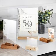 Présentoir de table bois