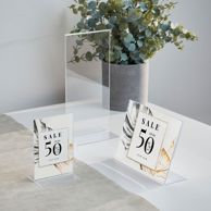Présentoir de table en acrylique