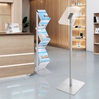 Porte-brochure acrylique