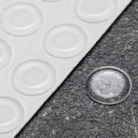 Elastikpuffer, Scheibe, selbstklebend 19 mm | transparent 