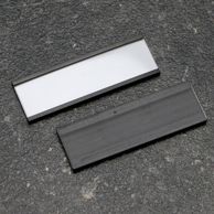 Etikettenhalter, C-Profil, magnetisch,  Abschnitte Best Price - kurze Lieferzeit  | 20 mm | 60 mm | nicht selbstklebend 