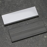 Etikettenhalter, C-Profil, magnetisch,  Abschnitte Best Price - kurze Lieferzeit  | 30 mm | 100 mm | nicht selbstklebend 