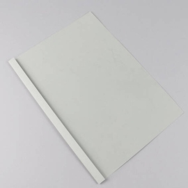 Thermobindemappe A4, Lederkarton, 15 Blatt, grau | 1,5 mm | 250 g/m²