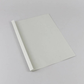 Thermobindemappe A4, Lederkarton, 30 Blatt, grau | 3 mm | 250 g/m²