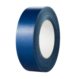 Ruban de reliure Best Price, papier spécial, structure lin bleu | 38 mm