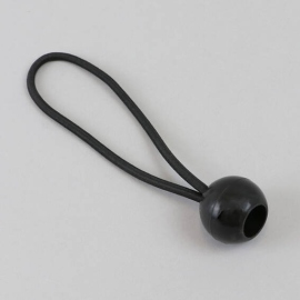 Tendeur élastique avec boule, noir, 150 mm 