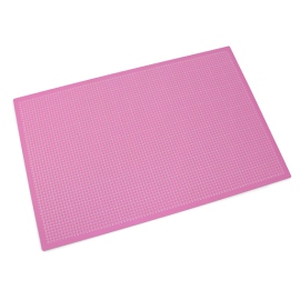 Tapis de découpe, A1, 90 x 60 cm, auto-guérison, avec grille rose/gris