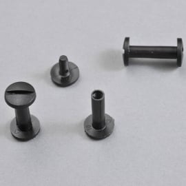 Kunststoffbuchschrauben, 20 mm | schwarz