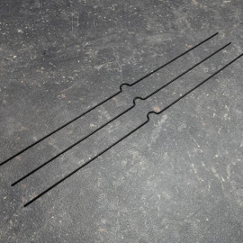 Crochets pour calendrier, longueur 400 mm, noir 
