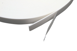 Doppelseitiges PE-Schaumklebeband, sehr stark/sehr stark, weiß 19 mm | 1 mm