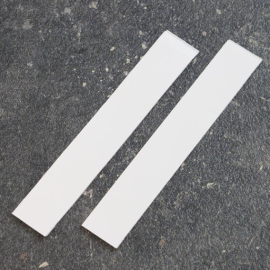Découpes de ruban adhésif double face 100 % acrylique, 15 x 80 mm, env. 1 mm d’épaisseur 