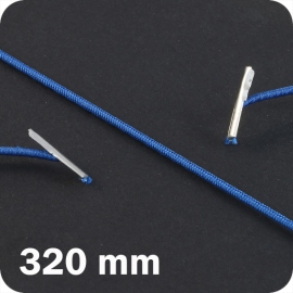 Gummizugschnüre 320 mm mit 2 Splinten, dunkelblau 