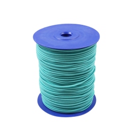 Elastiques en rouleau, 2,2 mm, turquoise (L121) (rouleau de 100 m) 