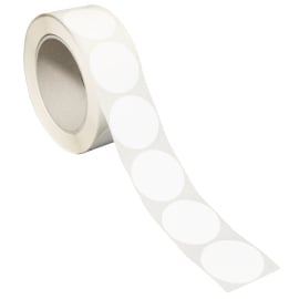 Pastilles de marquage, en papier blanc | 50 mm