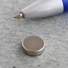 Scheibenmagnete aus Neodym, 10 mm x 4 mm, N35 