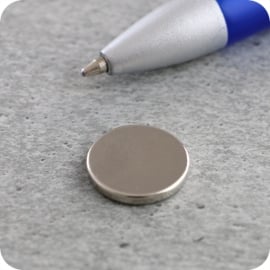 Scheibenmagnete aus Neodym, 14 mm x 2 mm, N35 