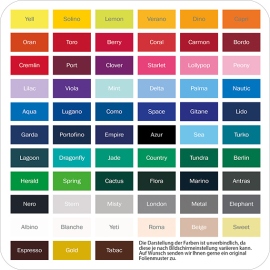 Protège-carnet de maternité en couleurs spéciales | Production sur mesure 