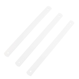 Trageschlaufen, Weich-PVC, weiß, 300 x 25 x 2,5 mm 