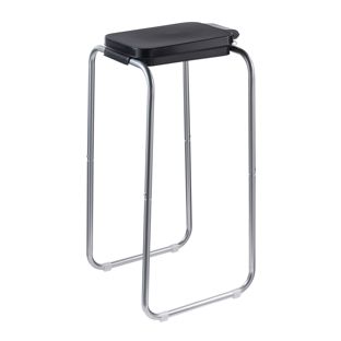 Müllsackständer mit Deckel, 120 L, Stahl 1 Fach