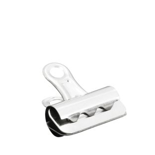 Briefklemmer mit Federclip, Metall 32 x 35 mm