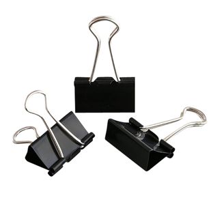 Foldback-Klammern, schwarz 32 mm