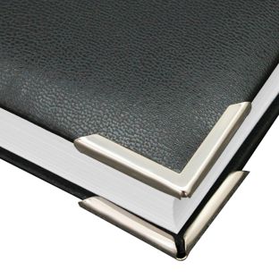 Buchecken Metall PS 31 - 31 x 31 mm  | vernickelt 