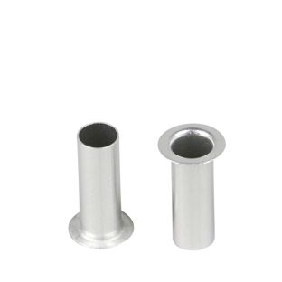 Œillets creux pour 130 à 160 feuilles, argents 17 mm