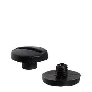 Kunststoffbuchschrauben, 5 mm | schwarz 