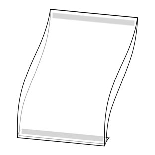 Klapp-Sichthüllen, Hart-PVC 