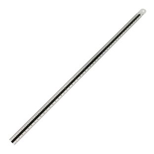 Typomètre lignomètre 50 cm | sans butée, élastique, sans tampon, flexible 