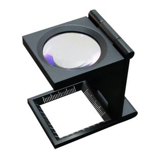 Compte-fils en métal, grossissement x6, sans distorsion 