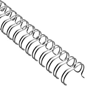 Anneaux métalliques 3:1, A4 11,0 mm (7/16")  | argent 