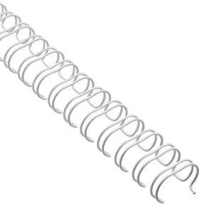 Drahtbinderücken 3:1, DIN A4, 9,5 mm (3/8")  | weiß 
