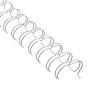 Anneaux métalliques 3:1, A4 11,0 mm (7/16")  | blanc 