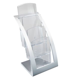 Prospekthalter, Polystyrol/ ABS, transparent PTXB 