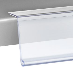Scannerschiene HE, selbstklebend, 15° Lesewinkel 26 mm | 1000 mm | transparent  | zum Kleben (Standardklebeband) 