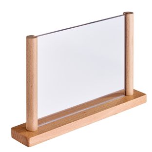 Présentoir de table avec 2 plaques en acrylique 