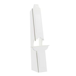 Chevalets carton double pied, blancs A5