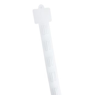 Bandes porte-blister avec porte-étiquette en haut 