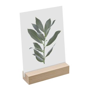Porte-carte bois 100 mm | Hêtre  | insertion droite  | huilé 