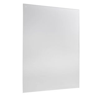 Acrylglastasche mit Bohrlöchern, beidseitig Hochformat | A2
