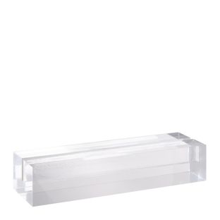 Kartenhalter aus Acryl transparent | 100 mm | glänzend