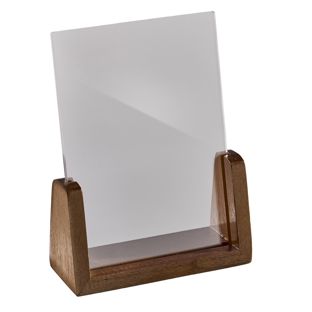 Porte-menu bois LignoLine portrait | A6 | null