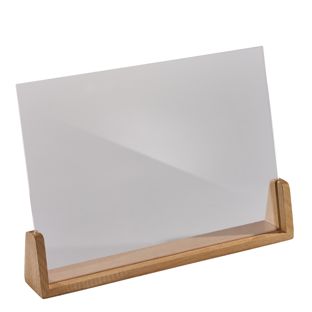 Porte-menu bois LignoLine format paysage | A4 | null