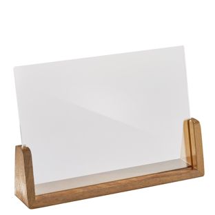 Porte-menu bois LignoLine format paysage | A5 | null