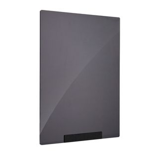 Plaque acrylique pour système de connexion variable MODUL, ardoise noire, PMMA A5