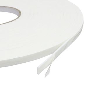Ruban adhésif mousse en PE double face, blanc, épaisseur 2 mm, fort adhésif, EL200 25 mm