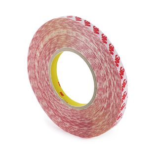 3M GPT-020F, Doppelseitiges PET-Klebeband, sehr starker Acrylatklebstoff 12 mm