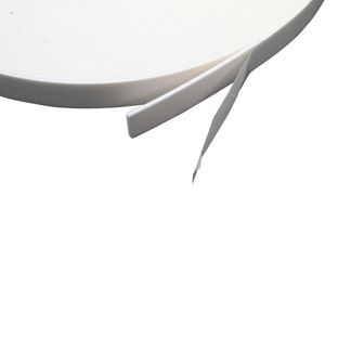 Ruban adhésif mousse en PE double face, blanc, épaisseur 1 mm, fort adhésif, EL100 9 mm