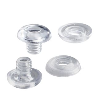Œillets de pression en plastique, avec trou 3 mm